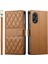 Oppo A38 4g Darbeye Deri Kılıf Çift Sapanlar Zarif Için Flip Case (Yurt Dışından) 4