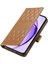 Oppo A38 4g Darbeye Deri Kılıf Çift Sapanlar Zarif Için Flip Case (Yurt Dışından) 5