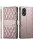 Oppo A38 4g Darbeye Deri Kılıf Çift Sapanlar Zarif Için Flip Case (Yurt Dışından) 1