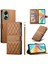 Oppo A78 4g Cüzdan Için Flip Case Zarif Çift Sapanlar Darbeye Deri (Yurt Dışından) 1