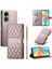 Oppo A78 4g Cüzdan Için Flip Case Zarif Çift Sapanlar Darbeye Deri (Yurt Dışından) 3