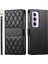 Oppo Reno 12 Pro 5g Zarif Darbeye Deri Kılıf Çift Için Flip Case (Yurt Dışından) 4