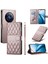 Realme 12 Pro 5g Darbeye Dayanıklı Cüzdan Çift Sapanlar Zarif Kılıf Için Flip Case (Yurt Dışından) 5