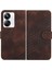 Realme 10 Pro Plus Pu Deri Flip Kapak Geometrik Desen Için Flip Case (Yurt Dışından) 1