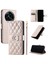 Realme 13 Pro Manyetik Kart Yuvaları Tutucu Pu Deri Bilek Için Flip Case (Yurt Dışından) 5