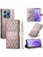 Realme C63 4g Darbeye Dayanıklı Cüzdan Çift Sapanlar Zarif Deri Için Flip Case (Yurt Dışından) 3