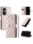 Oppo Reno 10 5g Bilek Kayışı Pu Deri Koruyucu Manyetik Için Flip Case (Yurt Dışından) 5