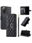 Realme C67 4g Manyetik Pu Deri Koruyucu Bilek Kayışı Için Flip Case (Yurt Dışından) 5