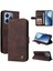 Realme C61 Darbeye Dayanıklı Uzun Kayış Kısa Kayış Cüzdan Kartı Için Flip Case (Yurt Dışından) 1