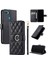 Oppo A7 Koruyucu Pu Deri Kart Yuvaları Tutucu Bilek Kayışı Için Flip Case (Yurt Dışından) 5