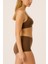 Kahve Kadın Toparlayıcı Şort Bikini Altı Deniz Şortu 3