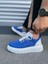 Mavi Beyaz Cloud Bağcıklı Süet Erkek Günlük Sneaker Ayakkabı 3