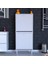 55X138X32,5 cm Gizli 2 Göz Minimalist Akıllı Sepetli Dolap Mutfak Dolabı Çok Amaçlı Dolap 4