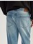 Pamuklu Normal Bel Cepli Loose Fit Jean Pantolon - Steve Jean 3