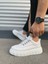 Beyaz Cloud Bağcıklı Cilt Erkek Günlük Sneaker Ayakkabı 3