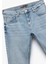 Düğmeli Pamuklu Normal Bel Straight Fit Jean Pantolon - Mark Jean 6