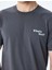 Slogan Baskılı Bisiklet Yaka Kısa Kollu Pamuklu Slim Fit Tişört 5
