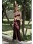 Fabriyonto Asimetrik Bordo Uzun Etek 2