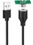 2-Pin 10MM Kablolu Pcbli Pogo Pin Manyetik Konnektör Takımı - USB Soketli 1