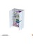 Ohbe 85X138X32,5 cm Ekstra Düzen Için Kullanışlı 4 Kapak 4 Bölmeli Banyo Mutfak Dolabı 5