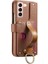 Samsung Galaxy S21 Cüzdan Standı Bileklik Crad Yuvası Fermuar Için Flip Case (Yurt Dışından) 4
