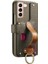 Samsung Galaxy S21 Cüzdan Standı Bileklik Crad Yuvası Fermuar Için Flip Case (Yurt Dışından) 5