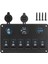 6lı On-Off Mavi Işıklı Anahtar Switch Panel 2X5V USB Çakmaklık ve Voltaj Göstergeli 1