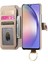 Samsung Galaxy A14 4g Standı Bileklik Cüzdan Fermuar Crad Yuvası Için Flip Case (Yurt Dışından) 5