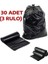 10'lu x 3 Paket Jumbo Çöp Poşeti 75X90 cm Endüstriyel Battal 1