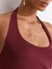 31753 Halter Yaka Top-Bordo 4