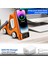 T20 15W Dijital Saatli Forklift Şekli 5in1 Masaüstü Kablosuz Magsafe Şarj Standı 2