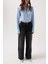 Düşük Bel Straight Siyah Jean 4