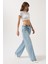 Düşük Bel Straight Mavi Jean 1