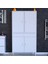 100 x 173 x 32,5 Cm’lik 1 Çekmece 4 Kapak 7 Raf 10 Gözlü,organizatör Mutfak Dolabı Çok Amaçlı Dolap 4