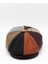 Erkek Patchwork Tweed Yün Kasket Ingiliz Newsboy Şapka 2