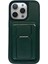 iPhone 16 Pro Uyumlu Standlı Kartlıklı Magsafe Wireless Şarj Özellikli Deri Cüzdan Kılıf 4