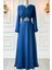 Faran Abiye Elbise Indigo 1
