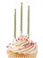 Gold Glitter Curly Candles 1