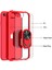 Apple iPhone 7/8/se Kılıf Anti-Shock Darbe Önleyici Renkli Kenarlar, Metal Yüzüklü Kılıf 5