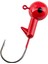 Jighead - Zoka - Kurşunlu Olta İğnesi - (XH-A 02) - Kırmızı - 21 Gr - 5 Adet 3