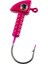 Jighead - Zoka - Kurşunlu Olta İğnesi - (XH-A 06) - Pembe - 8 Gr - 5 Adet 4