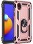 Samsung Galaxy A01 Core Kılıf Çift Katmanlı Polikarbon Koruma ve Manyetik Tutucu Stand Yüzük 1