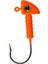 Jighead - Zoka - Kurşunlu Olta İğnesi - (XH-A 06) - Turuncu - 8 Gr - 10 Adet 2