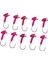Jighead - Zoka - Kurşunlu Olta İğnesi - (XH-A 06) - Pembe - 6 Gr - 10 Adet 1