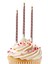 Rose Gold Glitter Curly Candles 1