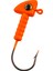 Jighead - Zoka - Kurşunlu Olta İğnesi - (XH-A 06) - Turuncu - 7 Gr - 10 Adet 3