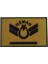 Plastik Patch Peç Combat Rütbe Bej-Uzm.kd2 2
