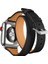Ally Apple Watch Ultra 49MM 7-8 45MM 6-5-4 44MM Çift Tur Deri Koron Kayış 3-2-1 4 - BLS7294-3741 3