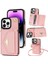 IPhone 14 Pro Akordeon Kart Cüzdan Kılıf Crossbody Kayışı ile Uyumlu (Yurt Dışından) 1