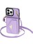 IPhone 14 Pro Akordeon Kart Cüzdan Kılıf Crossbody Kayışı ile Uyumlu (Yurt Dışından) 1